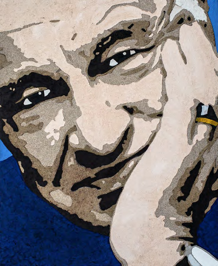 Edgar Morin portrait by Fabrizio Ruggiero